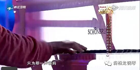 森柏龙钢琴亮相浙江卫视《我不是明星》栏目